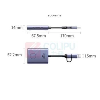 绿联 UGREEN 点对点无线投屏器 CM711 25374 50米 企业级