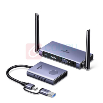 绿联 UGREEN 点对点无线投屏器 CM711 25374 50米 企业级