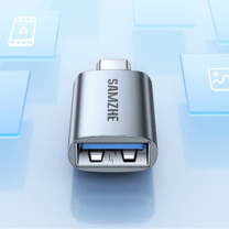 山泽 SAMZHE Type-C转接头转USB3.2 Gen2 21*16MM