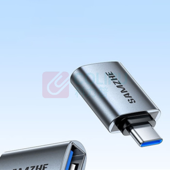 山泽 SAMZHE Type-C转接头转USB3.2 Gen2 21*16MM