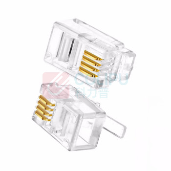首千 工程级4芯电话水晶头 SQ-WD15J 10个