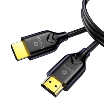毕亚兹 HDMI线2.0版电脑电视4K高清线 短线 HX9 0.3m
