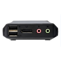 宏正 ATEN 电脑切换器 CS22DP 2端口带线式USB DisplayPort KVM