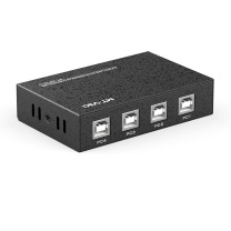 迈拓维矩 MTVIKI 切换器 MT-KM104-U 4口USB同步器4进1出 1控4USB鼠标键盘共享器