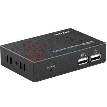 迈拓维矩 MTVIKI 切换器 MT-KM104-U 4口USB同步器4进1出 1控4USB鼠标键盘共享器