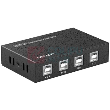 迈拓维矩 MTVIKI 切换器 MT-KM104-U 4口USB同步器4进1出 1控4USB鼠标键盘共享器