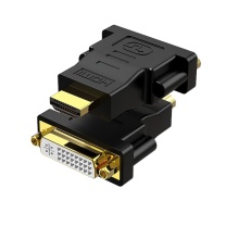 毕亚兹 HDMI公转DVI母转接头 HDMI转DVI24+5/DVI-I转换头 TT6 (黑)