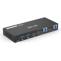 迈拓维矩 MTVIKI KVM切换器 视频切屏器 MT-KH2S3 2进1出