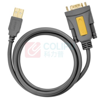 绿联 UGREEN USB转RS232串口连接转换线 USB转DB9 20210 CR104 1米