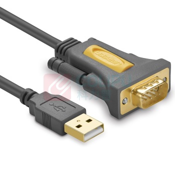 绿联 UGREEN USB转RS232串口连接转换线 USB转DB9 20210 CR104 1米