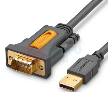 绿联 UGREEN USB转RS232串口连接转换线 USB转DB9 20210 CR104 1米