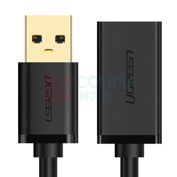 绿联 UGREEN USB延长线 USB3.0公对母 10373 US129 2米 (黑色)