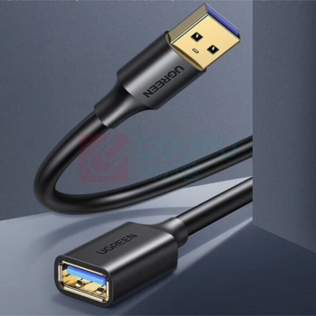 绿联 UGREEN USB延长线 USB3.0公对母 10373 US129 2米 (黑色)