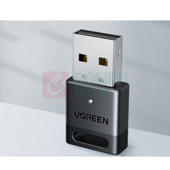 绿联 UGREEN USB蓝牙适配器 45134 5.4 (黑色) 方块款