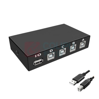迈拓维矩 MTVIKI 分线器 MT-KS02 4台电脑共享器打印机+4条3米线