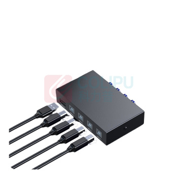 迈拓维矩 MTVIKI 分线器 MT-KS02 4台电脑共享器打印机+4条3米线