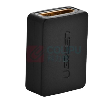 绿联 UGREEN HDMI母对母转接头 20107 4K (黑色)