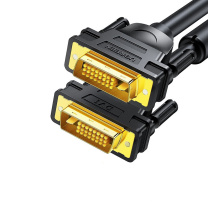 绿联 UGREEN DVI-D双通道公对公数字高清连接线 24+1 11608 DV101 5米 (黑色)