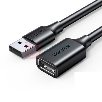 绿联 UGREEN USB延长线 USB2.0公对母 10316 US103 2米 (黑色)