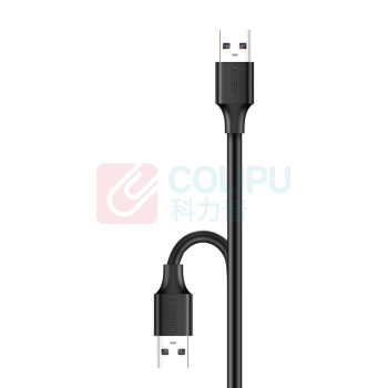 绿联 UGREEN USB延长线 USB2.0公对母 10316 US103 2米 (黑色)