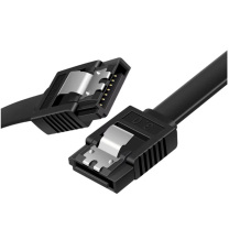 春彤 固态机械银盘连接线 SATA3.0线 1米 (黑色)