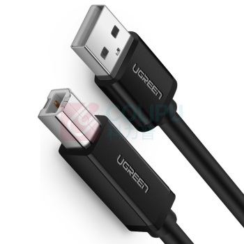 绿联 UGREEN USB打印线 方口USB2.0 10845 US104 1.5米 (黑色)
