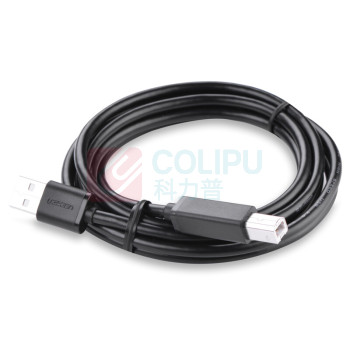 绿联 UGREEN USB打印线 方口USB2.0 10327 US104 2米 (黑色)
