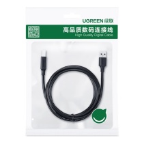 绿联 UGREEN USB打印线 方口USB2.0 10328 US104 3米 (黑色)