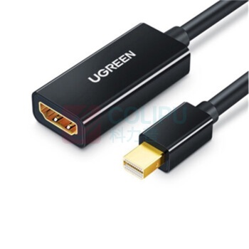 绿联 UGREEN Mini DP转HDMI 转换器 MD112 20cm