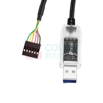 帝特 USB转TTL串口线 4pin-3.3V供电 1米 (黑色)