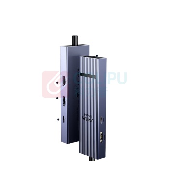 绿联 UGREEN Type-C3.2扩展坞 55542 10G高速系列 6合1【10G+投屏+2.5G网口】4K60 适用苹果MacBook/Macmini华为联想笔记本