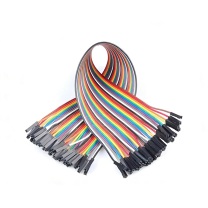 璐克斯 40P彩色杜邦线连接线2.54MM 40cm-母对母 货期35天