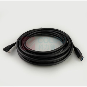 也仁 USB转Type-C弯头 带芯片 YRUC2-10W 10米