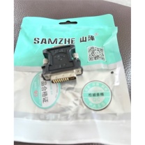 山泽 SAMZHE DVI公转VGA母转接头 ZH-310B DVI【24+5】转VGA转接头