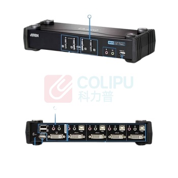 宏正 ATEN KVM切换器 CS1764A VGA四进一出