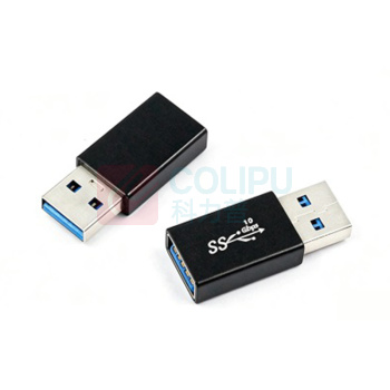 领美 USB3.0公对母双头接口 USB3.0公对母