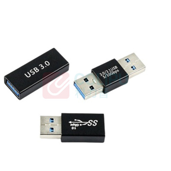 领美 USB3.0公对母双头接口 USB3.0公对母