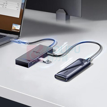 绿联 UGREEN 扩展坞 45366-CM886 Type-C 十合一 10G双HDMI (深空灰)