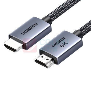 绿联 UGREEN 2.1 铝壳编织款HDMI线 25908-HD171 1米