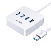 绿联 UGREEN USB集线器 30201 CR118 USB3.0 0.5米 带电源接口