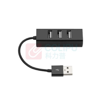 酷比客 L-CUBIC USB2.0集线器 LCHB03BK 4口 (黑色)