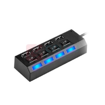 酷比客 L-CUBIC USB2.0集线器 LCHB02BBK 4口 (黑色) 带开关
