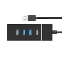 酷比客 L-CUBIC USB3.0集线器 LCHB29BK 4口 (黑色)