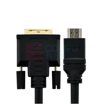 酷比客 L-CUBIC DVI转HDMI转接线 LCCPDVI2HDMI-2M 2米 (黑色)