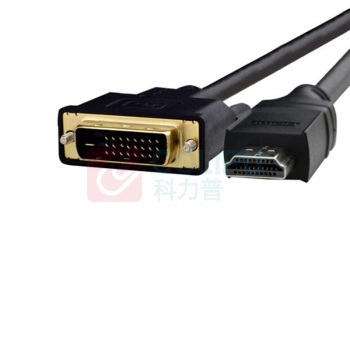 酷比客 L-CUBIC DVI转HDMI转接线 LCCPDVI2HDMI-2M 2米 (黑色)