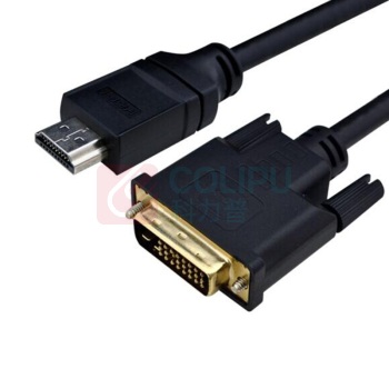 酷比客 L-CUBIC DVI转HDMI转接线 LCCPDVI2HDMI-2M 2米 (黑色)