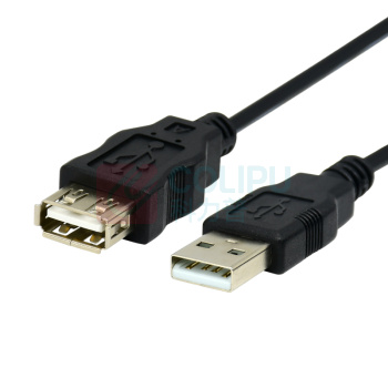 酷比客 L-CUBIC USB公对母延长线 LCCPUSBAMAF-2M 2米 (黑色)