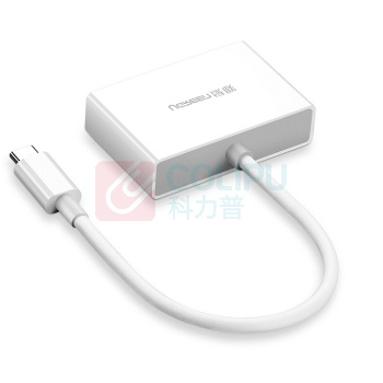 绿联 UGREEN Type-C转HDMI/VGA转换器 30843 MM123 USB-C扩展适配器转接头数据线 苹果MacBook华为Mate10接投影仪显示器
