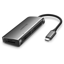 绿联 UGREEN Type-C转HDMI/VGA转换器 40873 CM179 USB-C扩展PD充电转接头数据线 USB3.0