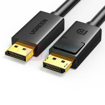 绿联 UGREEN DP高清线4K 电脑电视显示器连接线 显卡转换器线 10212 DP102 3米 (黑色)